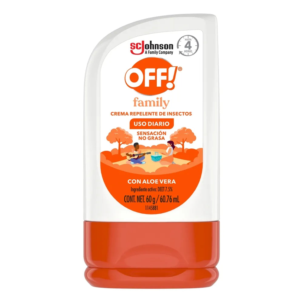 Repelente de Insectos Crema Off Family