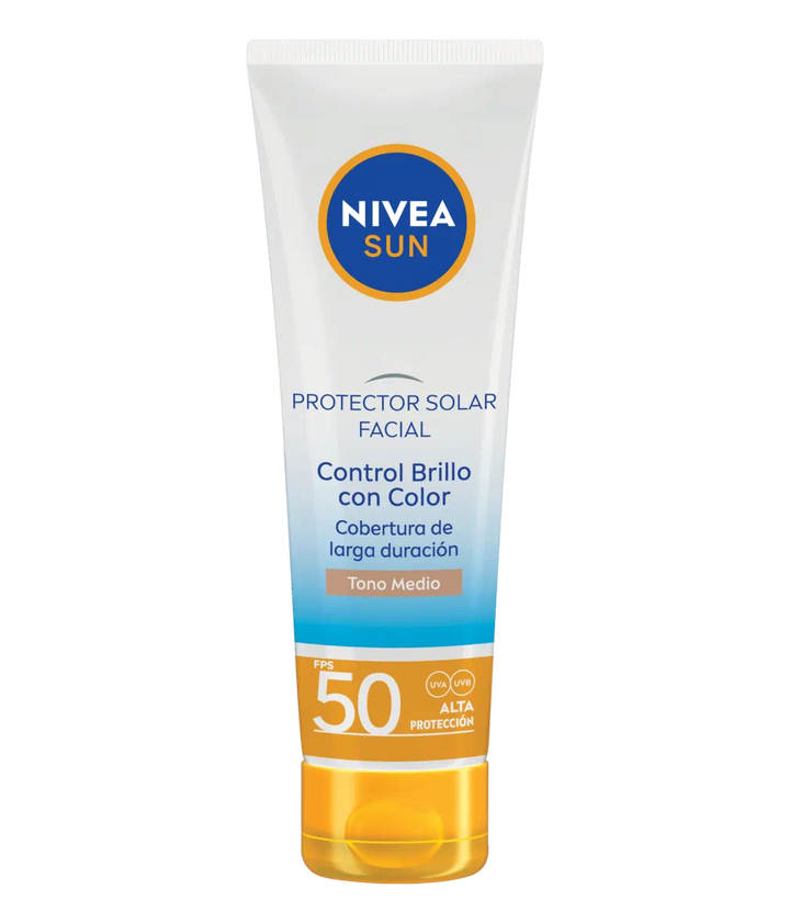 Protector Solar Facial Control Brillo 50FPS Nivea