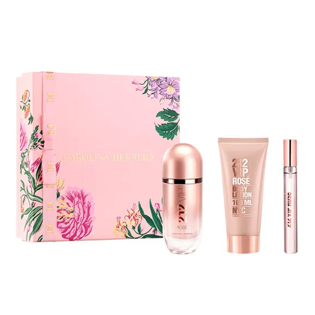 Estuche Dama 212 Vip Rose Carolina Herrera