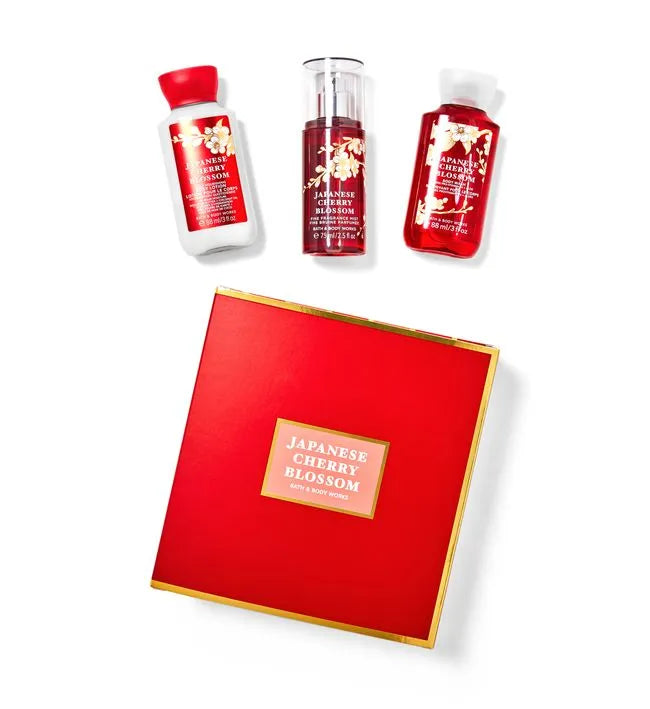 Pack Japanese Cherry Blossom Bath & Body Works 3P
