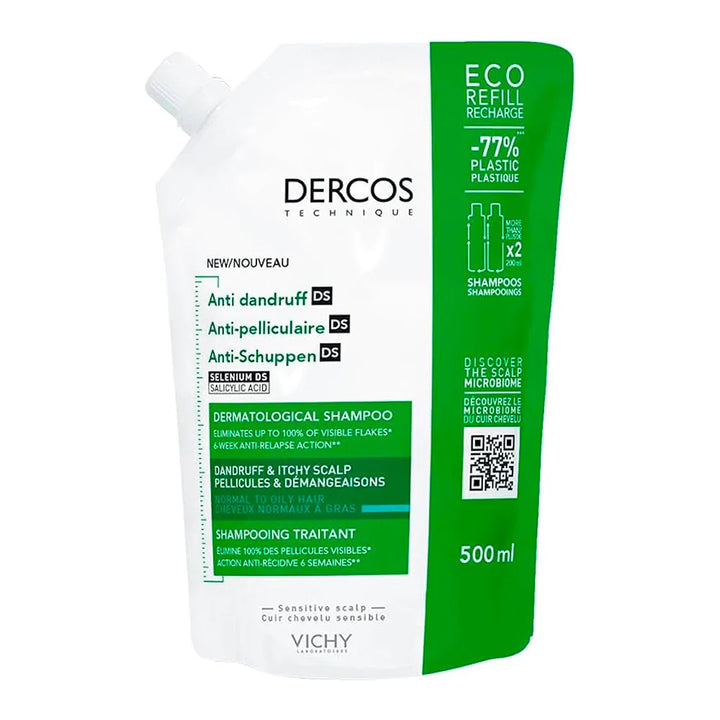 Champu Anticaspa Graso Dercos Vichy