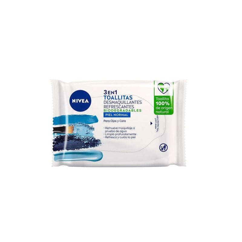 Toallitas Desmaquillantes Piel Normal 3en1 Nivea