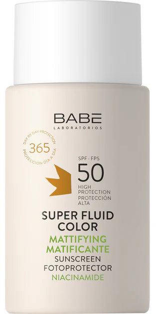 Fotoprotector Super Fluid Matificante Niacinamida FPS50 Babe