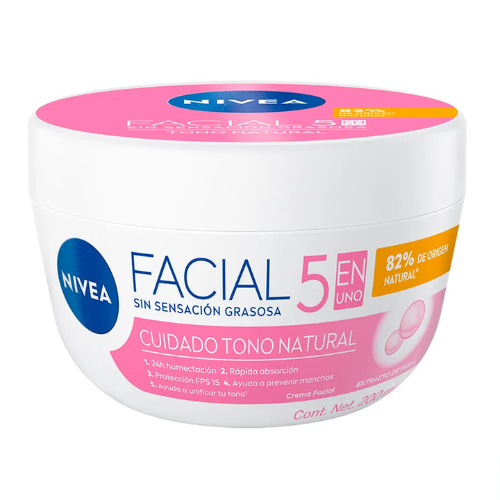 Facial 5 en 1 Cuidado Tono Natural Nivea
