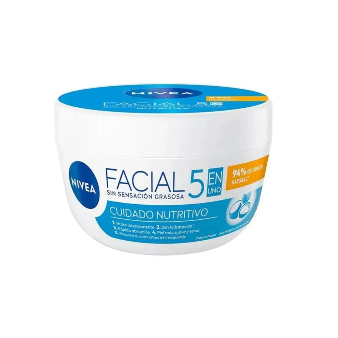 Facial 5 en 1 Cuidado Nutritivo Crema Nivea