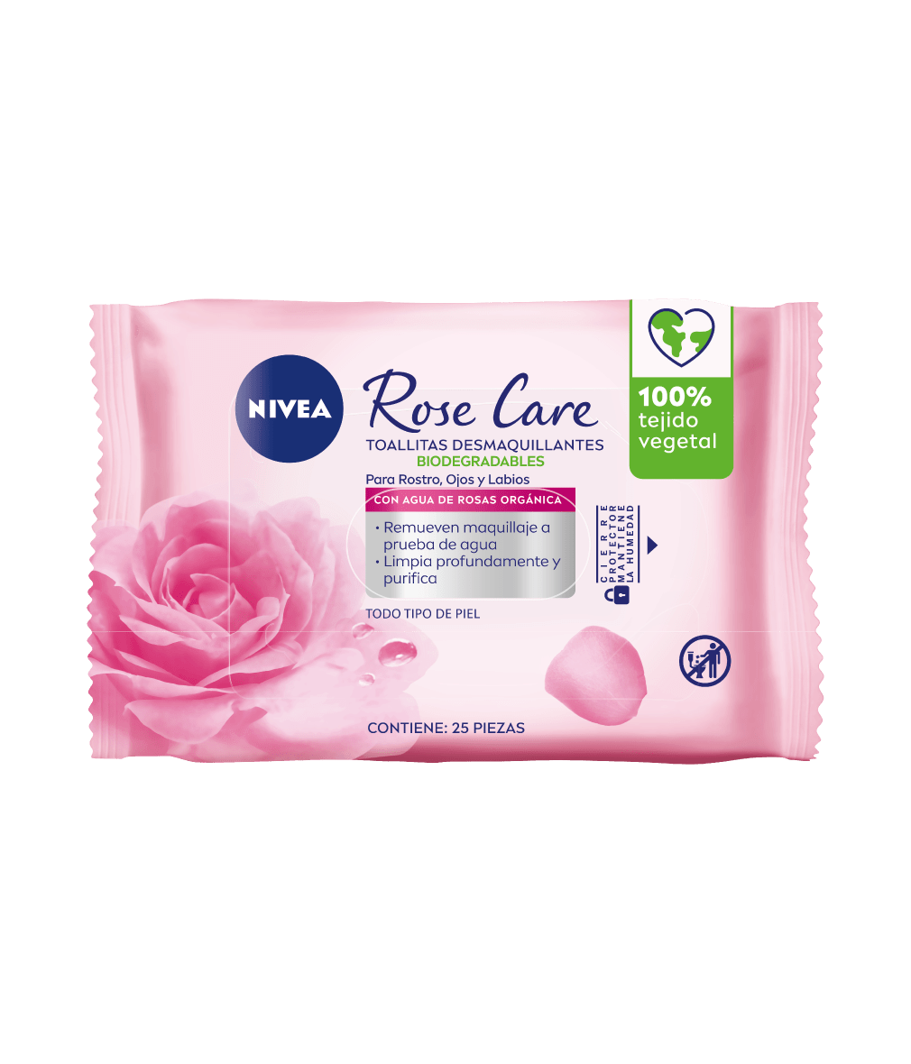 Toallitas Desmaquillantes Agua de Rosas 3en1 Nivea