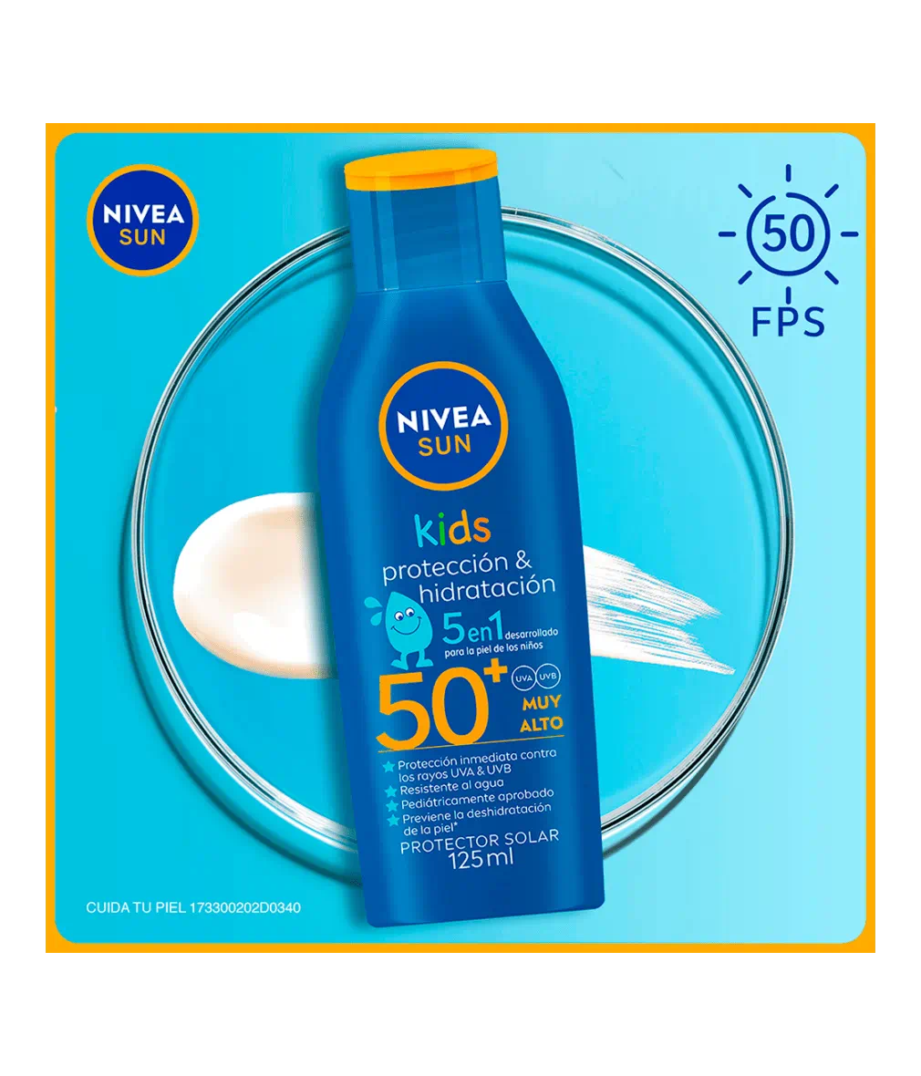 Kids Proteccion & Hidratacion 5en1 Protector Solar FPS50 Nivea
