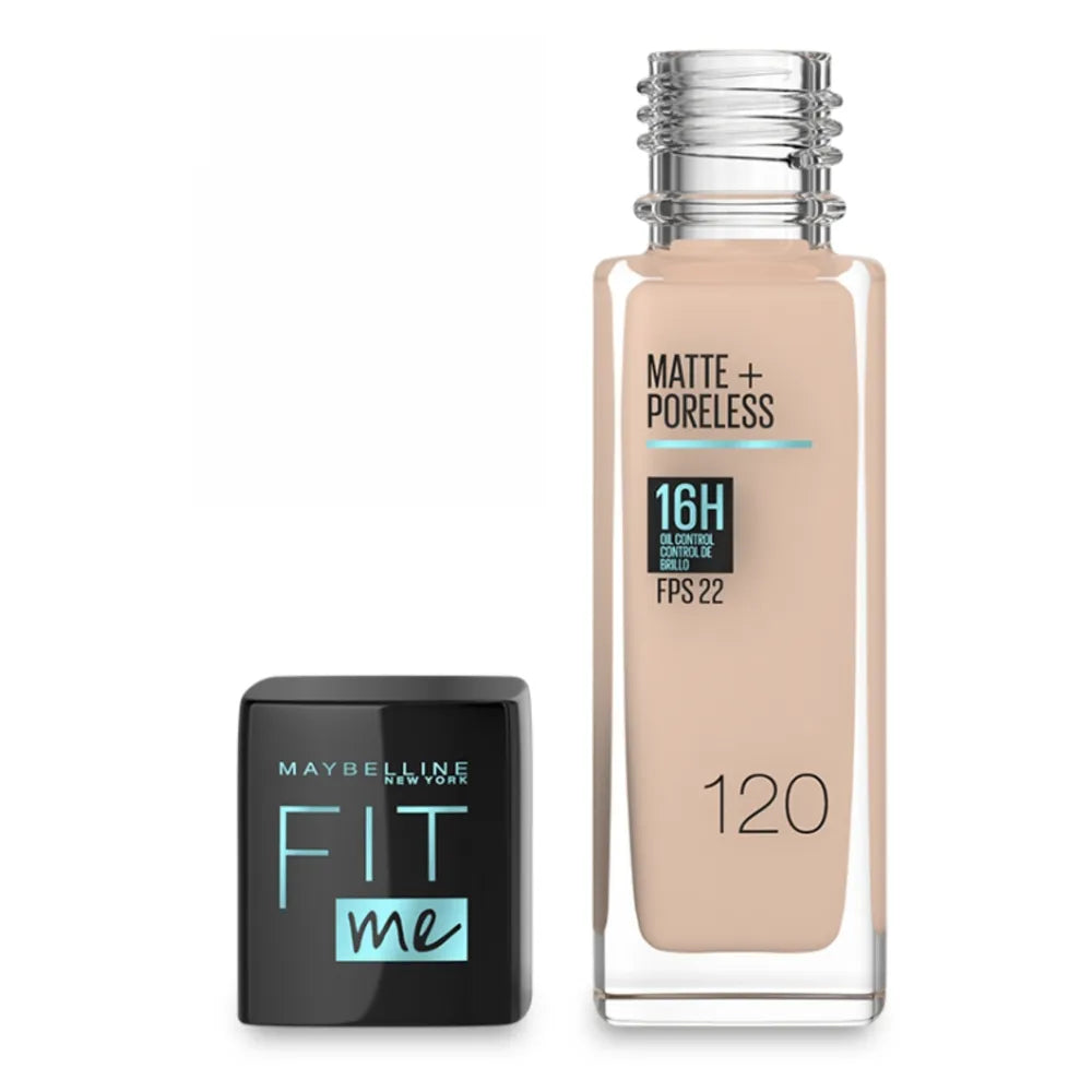 Base de Maquillaje Liquido Mat Poreless Fit Me Maybelline