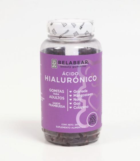 Acido Hialuronico Gomitas para Adultos sabor Frambuesa BelaBear
