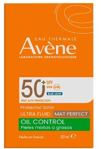 Protector Solar Ultra Fluid Oil Control Color FPS50 Avene