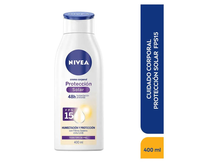 Crema Corporal Proteccion Solar FPS15 Nivea