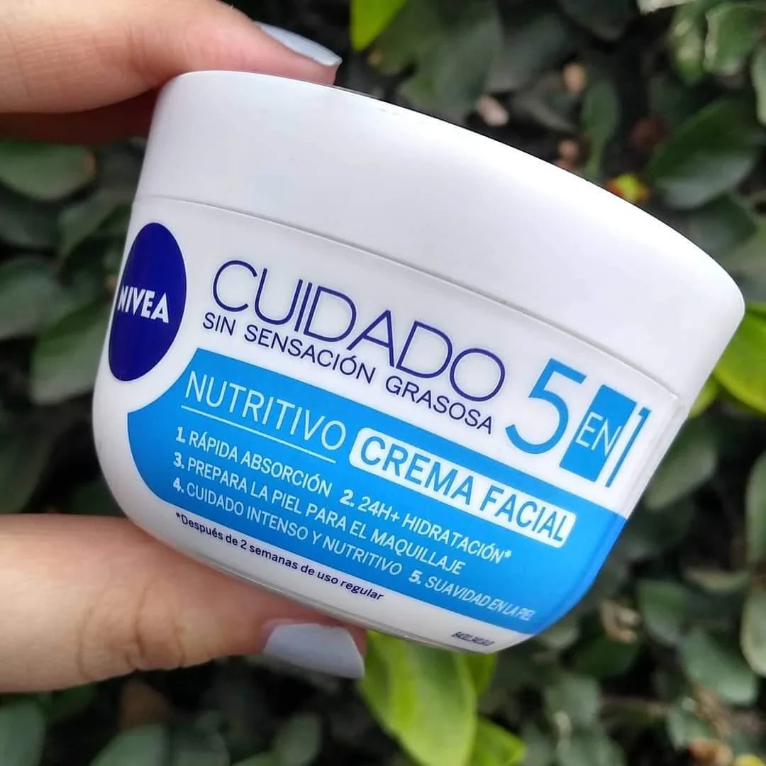 Facial 5 en 1 Cuidado Nutritivo Crema Nivea