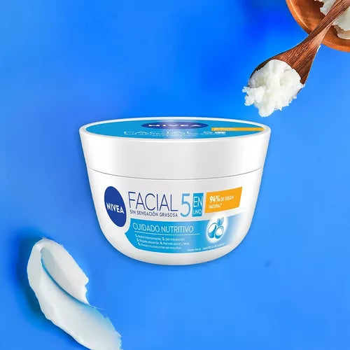 Facial 5 en 1 Cuidado Nutritivo Crema Nivea