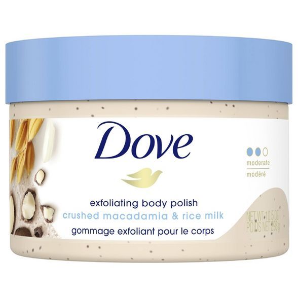 Exfoliante Corporal crushed macademia & rice milk Dove