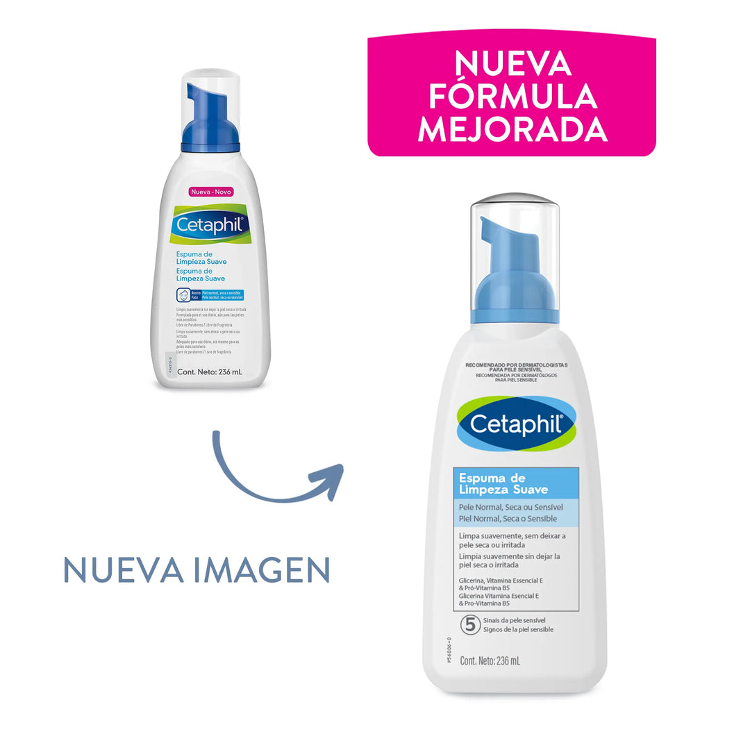 Espuma de Limpieza Suave Cetaphil
