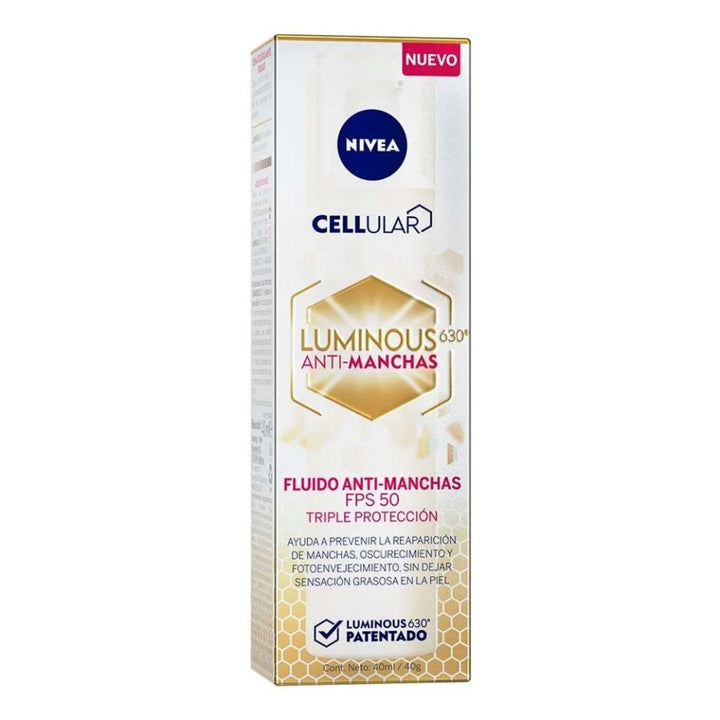Luminous 630 Anti Manchas Fluido Triple Proteccion FPS 50 Nivea