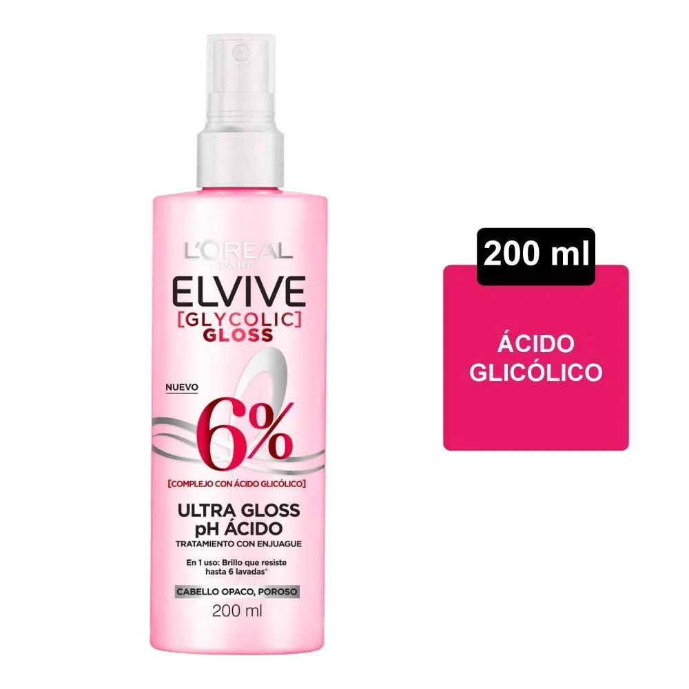 Gloss Glycolic Ultra Gloss PH Acido 6% Elvive