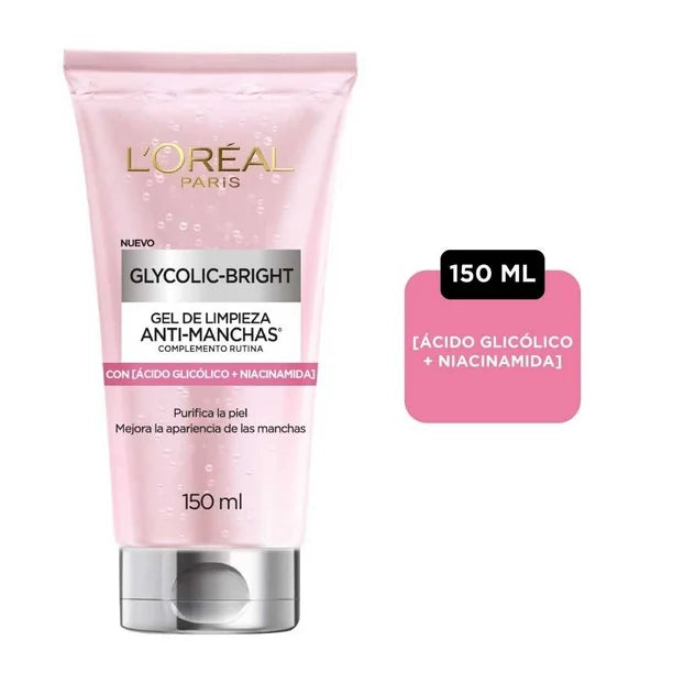 Gel Limpieza  Glycolic Bright Antimanchas Loreal