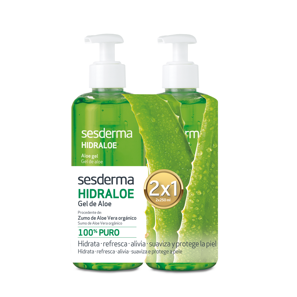 Hidraloe Gel de Aloe Sesderma 2x1
