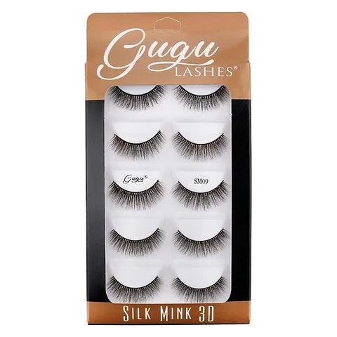 Petañas Postizas Silk Mink 3D SM09 Pack Gugu Lashes