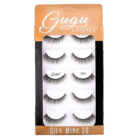 Petañas Postizas Silk Mink 3D SM11 Pack Gugu Lashes