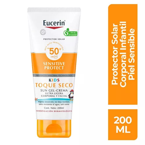Protector Solar Sensitive Protect Kids Toque Seco Eucerin