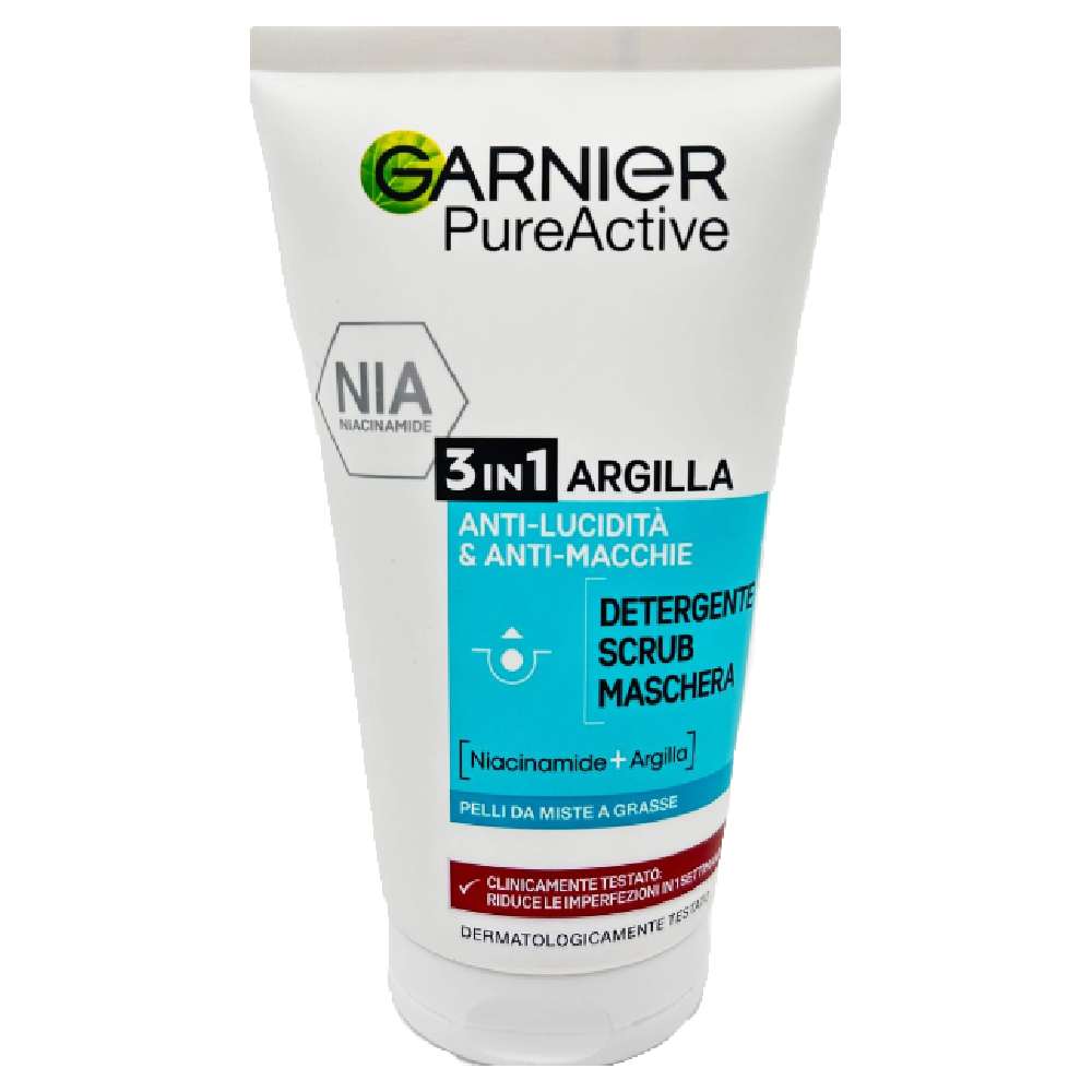 Pure Active 3 en 1 Arcilla Garnier