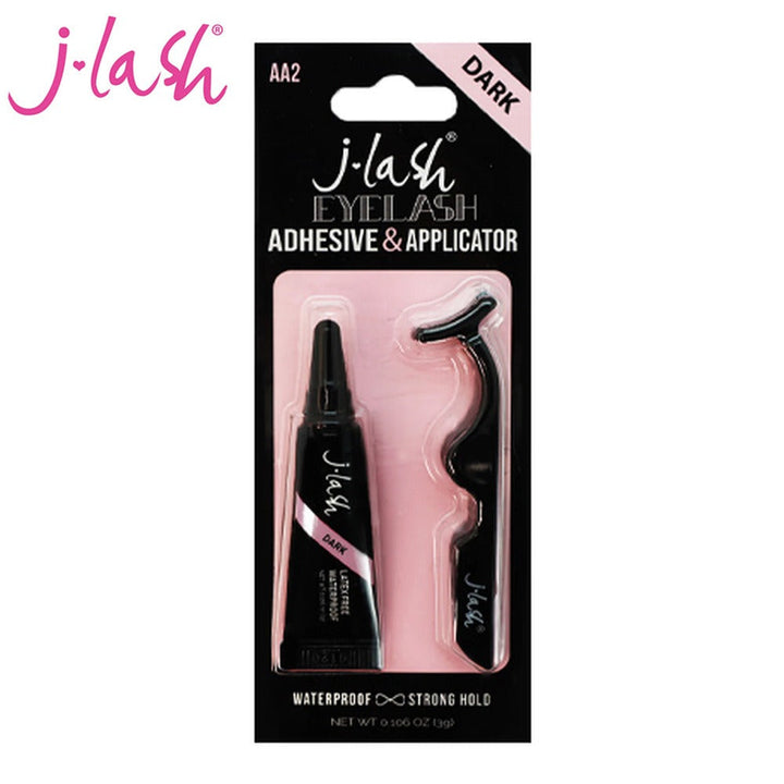 Set de Pegamento y Aplicador Negro Eyelash JLash