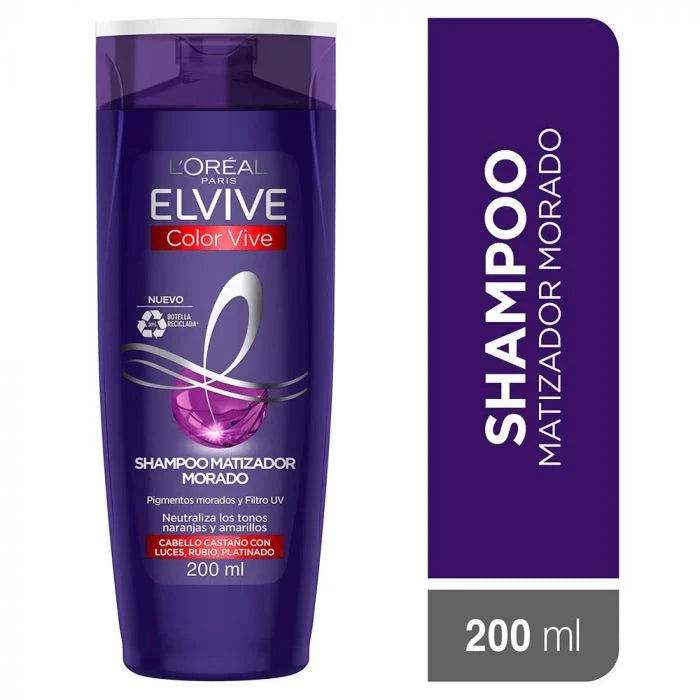 Shampoo Matizador Morado Loreal Elvive