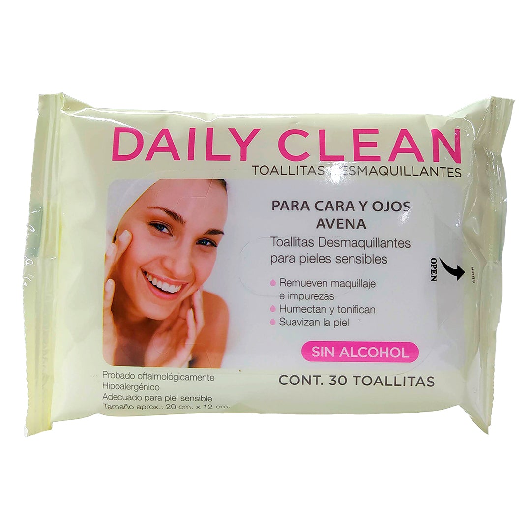 Toallitas Desmaquillantes Avena Daily Clean
