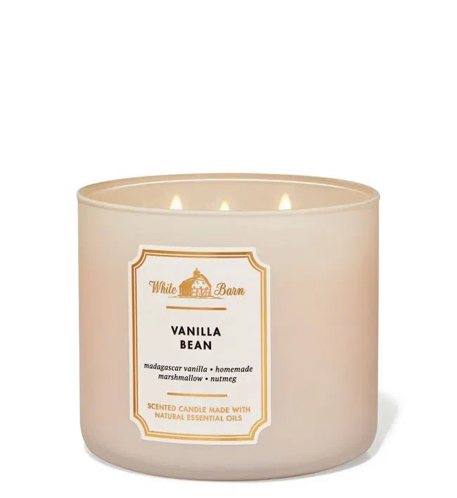 Vela Tres Mechas Vanilla Bean Bath & Body Works