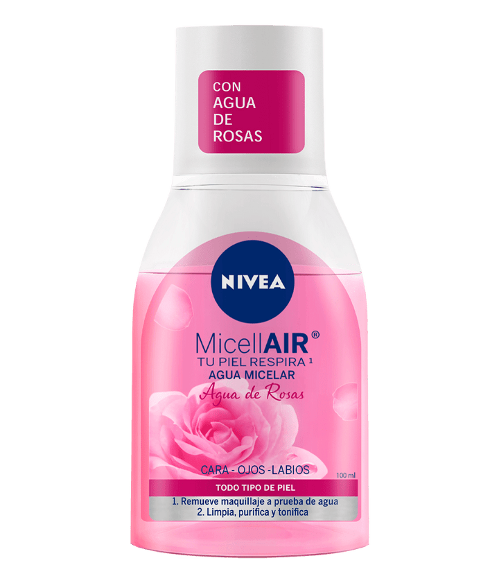 Agua Micelar Desmaquillante Agua de Rosas Nivea