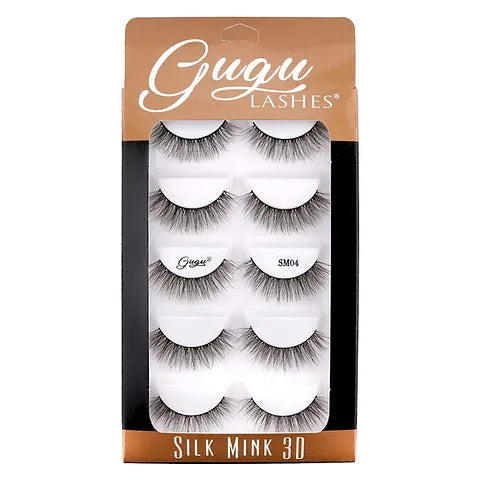 Petañas Postizas Silk Mink 3D SM04 Gugu Lashes Pack