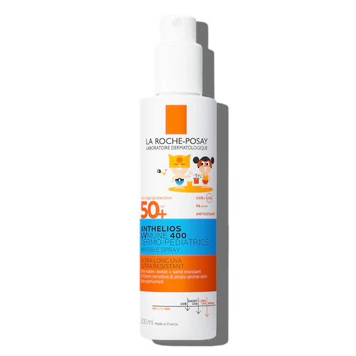 Anthelios UVMune 400 Dermo Pediatrics Leche Hidratante Spray Invisible FPS50 La Roche Posay