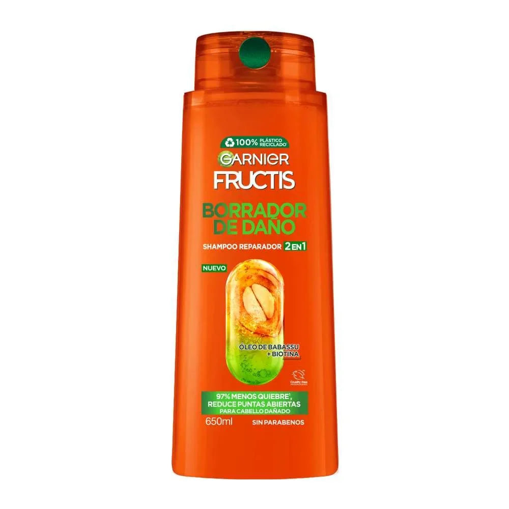 Shampoo Borrador de Daño Garnier Fructis 2en1