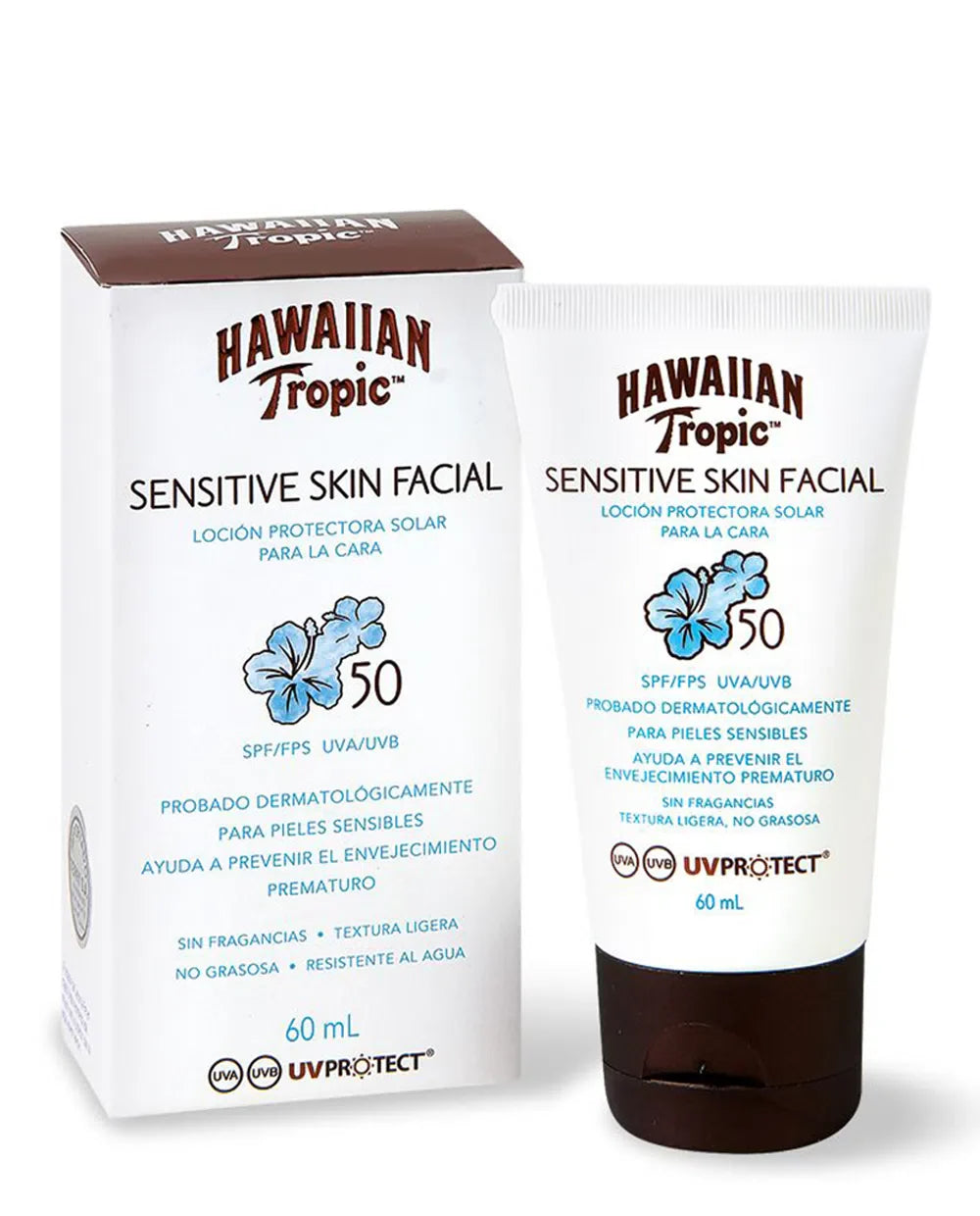 Loción Protectora Solar Facial con FPS 50 Hawaiian