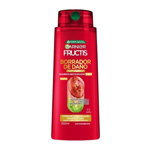 Shampoo Borrador de Daño Post Quimica Garnier Fructis 2en 1
