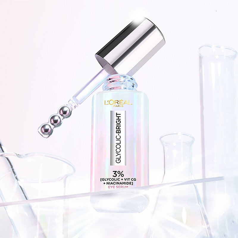 Glycolic Bright Serum Ojos Anti Ojeras Loreal