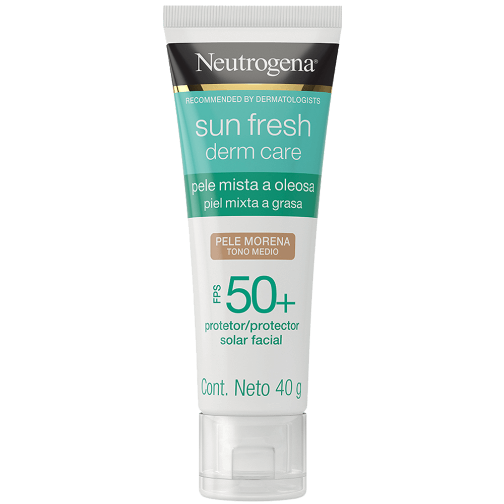 Protector Solar Facial Con Niacinamide Tono Medio FPS50 Sun Fresh Nuetrogena